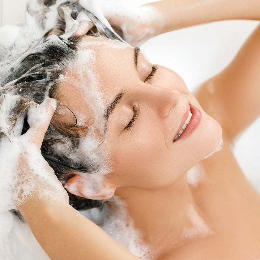 Woman Washing Hair