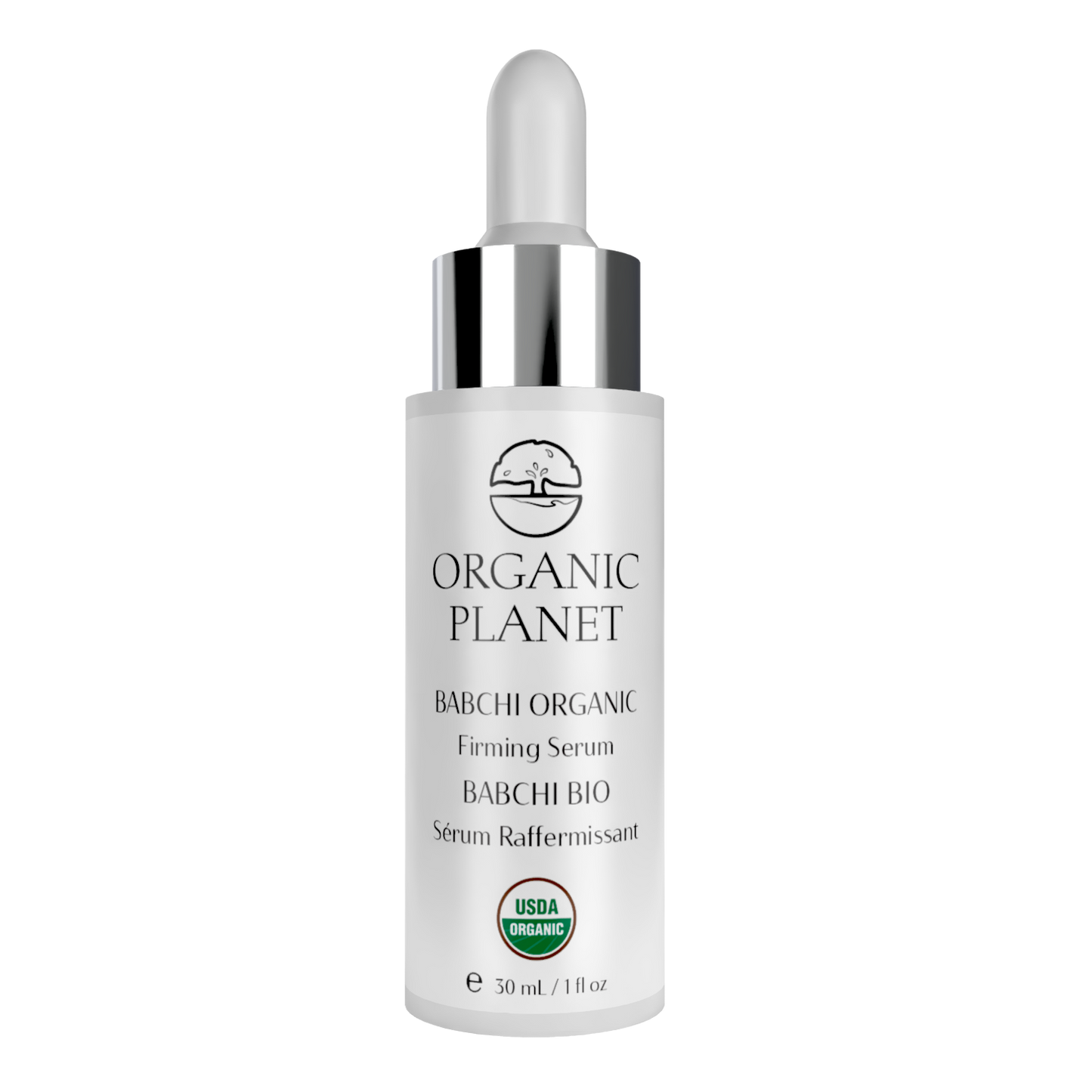 BABCHI ORGANIC Firming Serum – reduces fine lines and pigmentation, supports collagen and elasticity for healthy, youthful skin.
