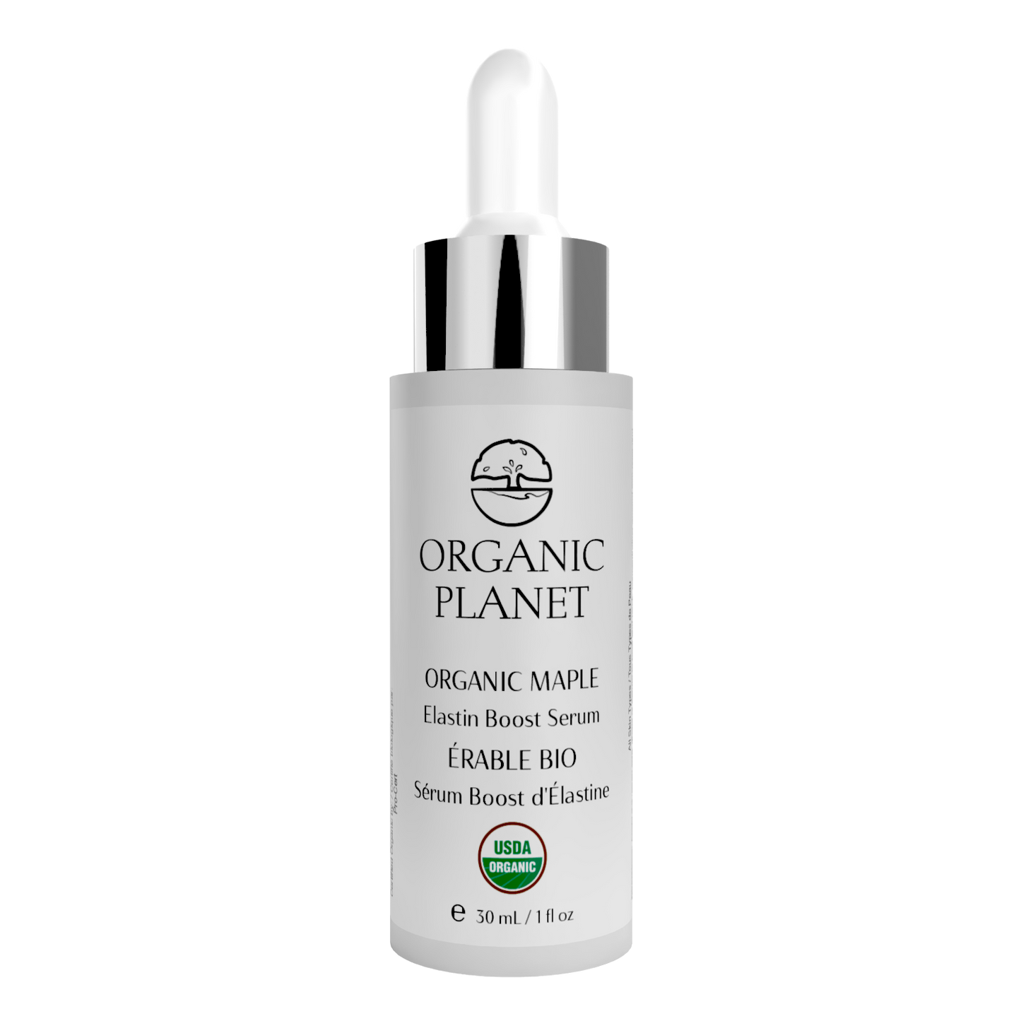 Organic Planet Elastin Boost Serum – helps preserve elastin, boosts skin elasticity, firms, and promotes a radiant, youthful complexion naturally.