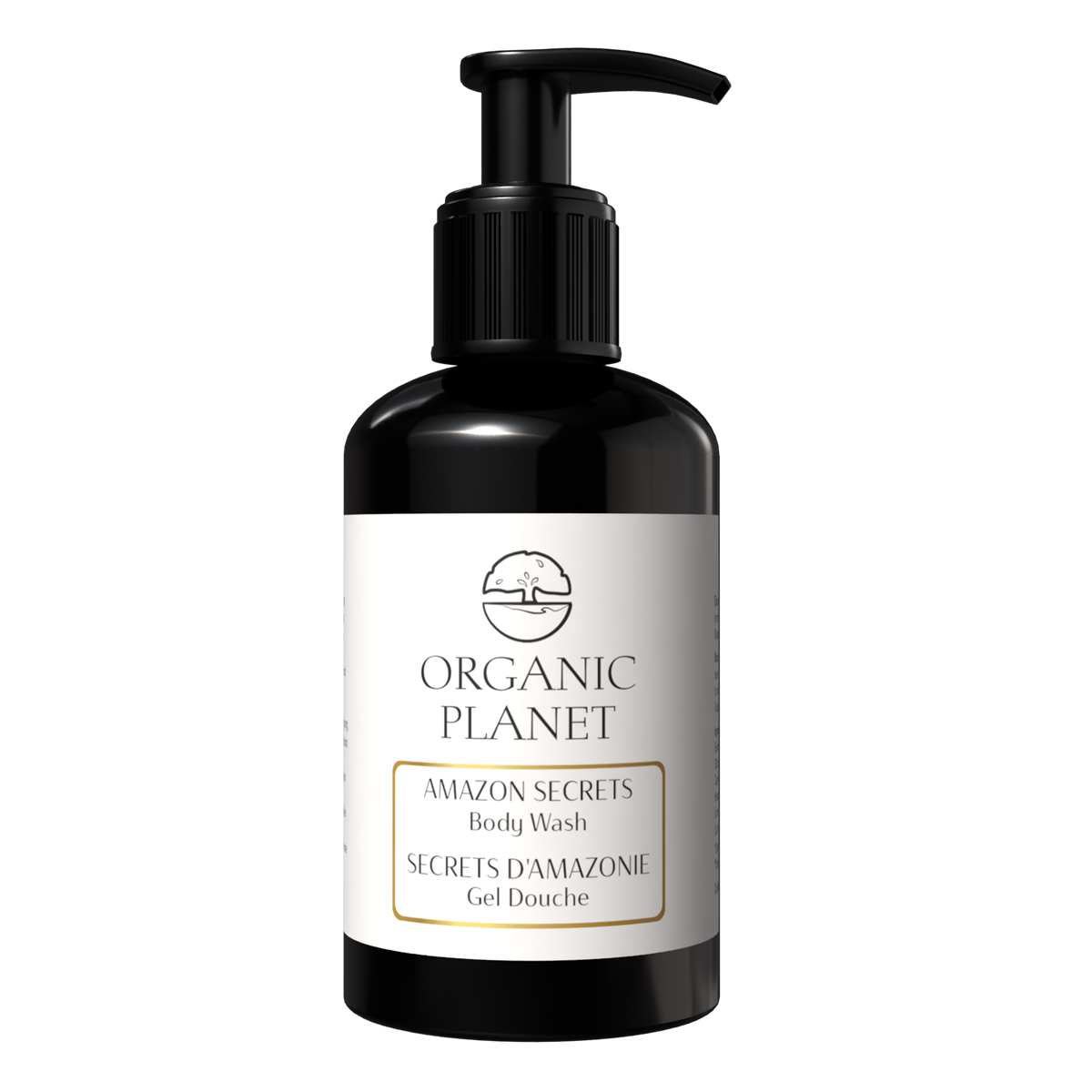 AMAZON SECRETS Body Wash – enriched with Sacha Inchi oil, gently cleanses while delivering moisture, firmness, and a smooth, nourished skin feel.