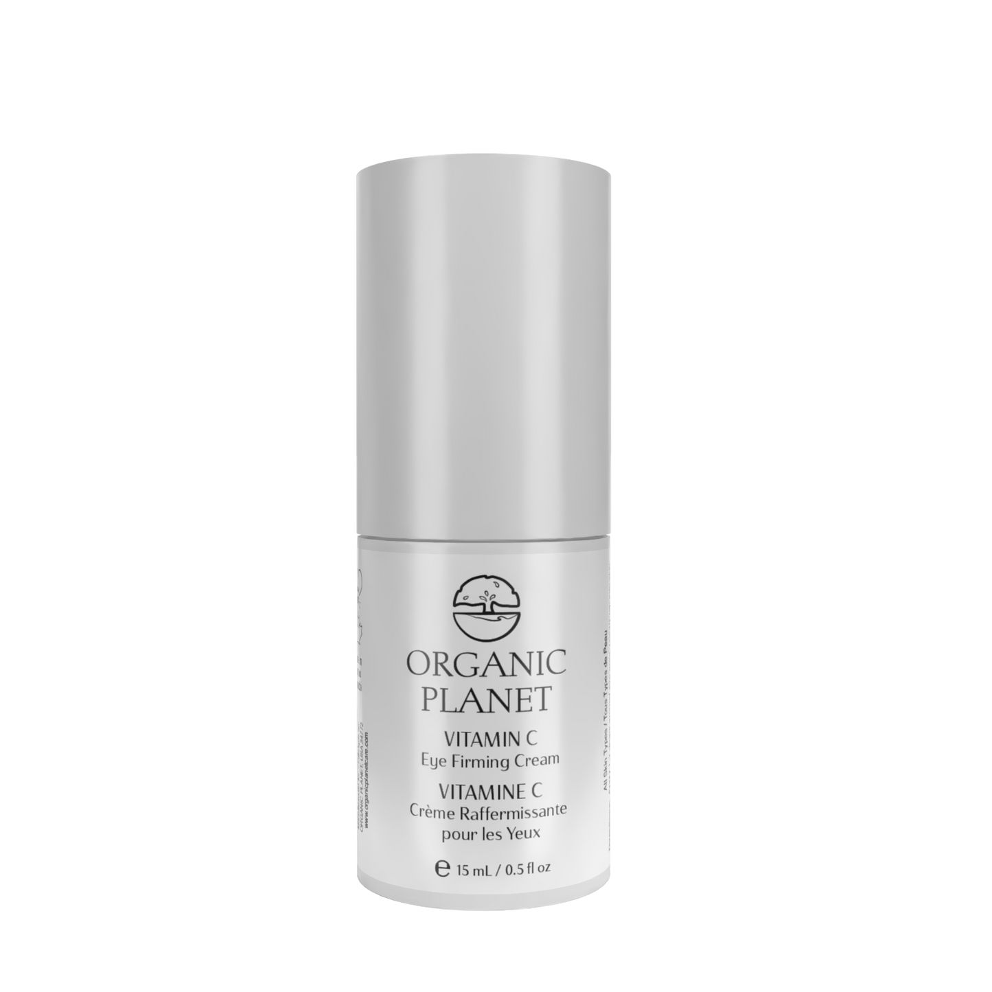 VITAMIN C Eye Firming Cream – firms and smooths fine lines around eyes with Vitamin C, hyaluronic acid, peptides, and Babassu oil for hydrated, plump skin.