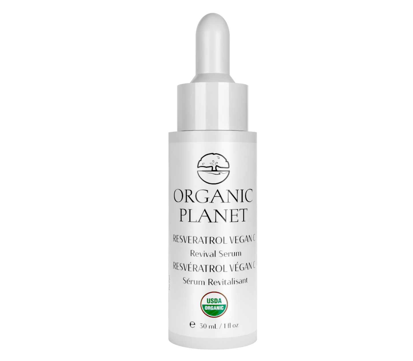 RESVERATROL VEGAN C Revival Serum – concentrated vegan serum with Resveratrol Complex-C, antioxidants, and flavonoids to nourish, protect, and brighten skin.