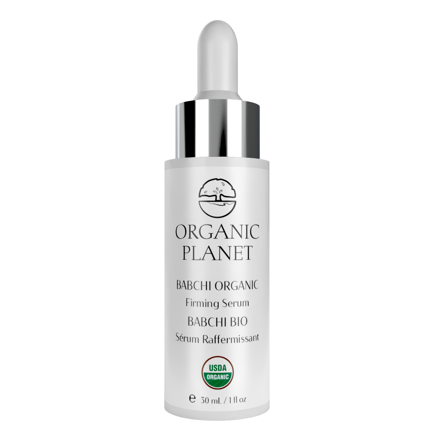 BABCHI ORGANIC Firming Serum – reduces fine lines and pigmentation, supports collagen and elasticity for healthy, youthful skin.