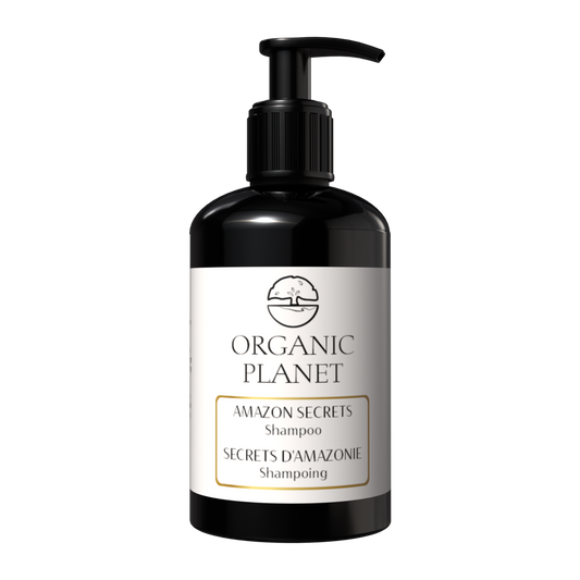 AMAZON SECRETS Shampoo – Sacha Inchi Oil Botanical Shampoo gently cleanses, nourishes, and moisturizes for silky, smooth, healthy, vibrant hair.