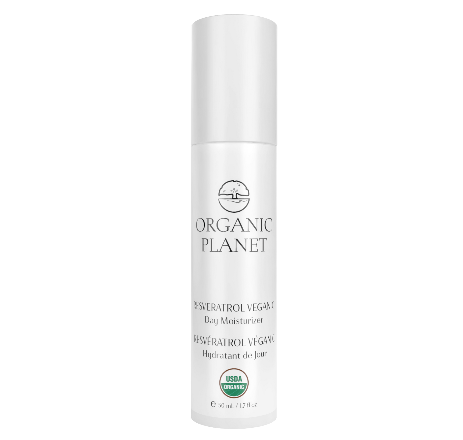 Resveratrol Vegan C Day Moisturizer – lightweight moisturizer with Resveratrol Complex-C, antioxidants, and Vitamin C to hydrate, nourish, and revitalize skin.