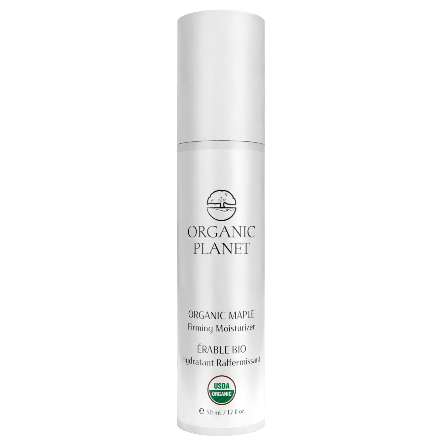 Organic Maple Firming Moisturizer – boosts skin elasticity, targets elastin breakdown, and promotes firmer, radiant, glowing skin naturally.