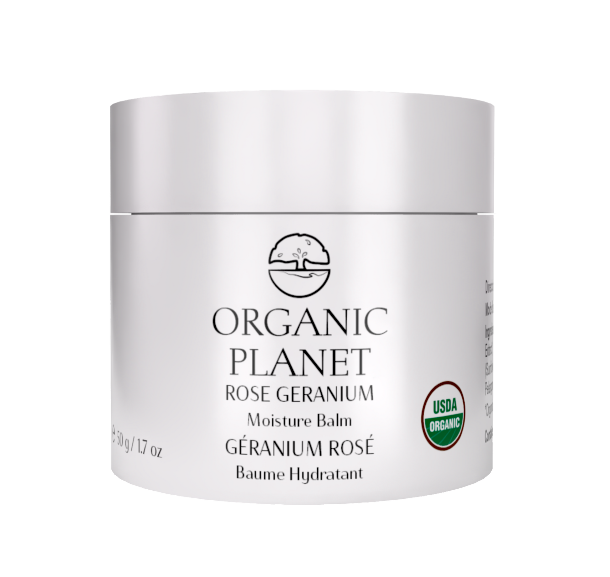 This Rose Geranium Moisture Balm is made with 95-100% USDA Certified Organic Ingredients. It deeply nourishes all skin types overnight, improving texture and elasticity while protecting skin. With aloe vera, ceramides, and antioxidants, this gentle, paraben-free balm leaves skin smooth and refreshed, lightly scented with lemon.
